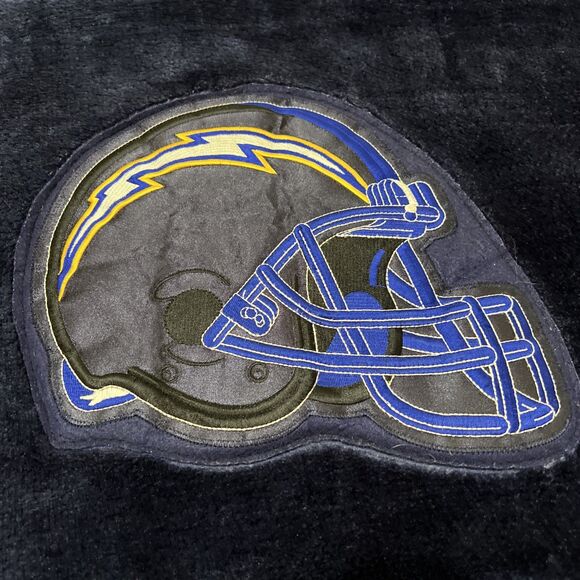 2 NFL San Diego Chargers Fleece Plush Pillowcases Covers Thick Heavy 18X28” - Picture 6 of 15